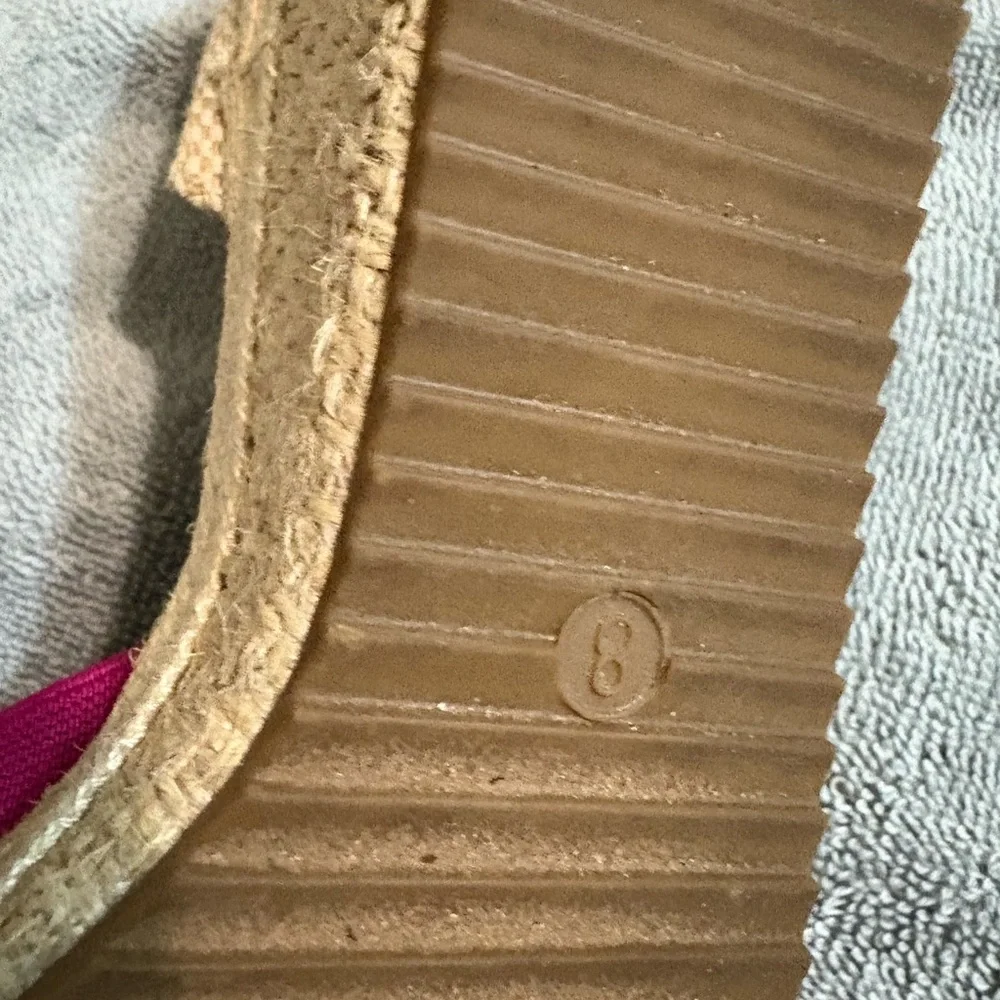 Anne Klein Zoey Round Toe Espadrille Wedge - SIZE 8 - Picture 7 of 8